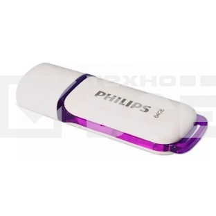 Флеш диск 64GB PHILIPS SNOW2.0 64GB, USB 2.0