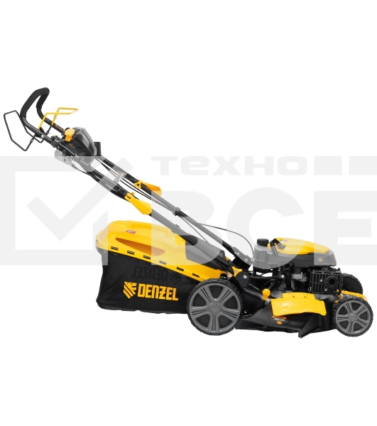 Газонокосилка бензиновая GLD-460SP-VE, 146 см3, шир. 46см, привод, вариатор, эл.старт, 60 л Denzel