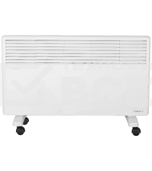 Конвектор EUROLUX ОК-EU-2500, белый, 2500 Вт, 30 м2, термостат
