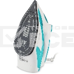 Утюг Vitek VT-8355 (MC) белый/бирюзовый 1. Максимальная мощность 2600 Вт  2. Керамическая подошва  3. Емкость для воды 400 мл, фото3