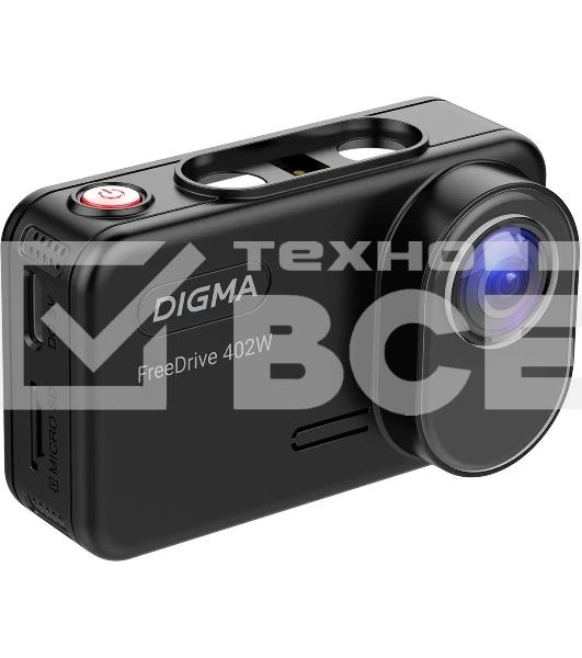 Видеорегистратор Digma FreeDrive 402W черный 8Mpix 2160x3840 170гр. SA 223