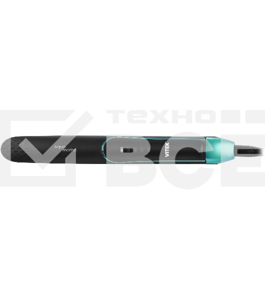 Выпрямитель Vitek VT-2247 50Вт черный/бирюзовый макс.темп.:230С покрытие:керамико-турмалиновое