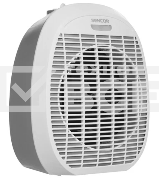 Тепловентилятор Sencor SFH 7017WH, белый, 2000 Вт, 20 м2, термостат