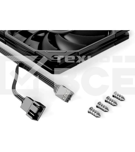 Вентилятор для корпуса ID-Cooling TF-12015-K черный, 120 мм, 2200 об/мин, 32.3 дБ, 4 pin