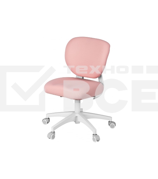 Кресло детское Cactus CS-CHR-3594PK розовый крестов. пластик белый