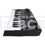 Клавиатура MIDI [OXYGENPROMINI] M-audio [Oxygen Pro Mini] 32 клавиши, 4 энкодера, 4 фейдера, 8 пэдов, 12 кнопок управления, колеса высоты тона и модуляции, smart control, auto-mapping, встроенный арпеджиатор, 1/4