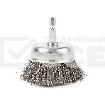 Щетка EDGE by PATRIOT чашеобразная для дрели 65мм НЕХ, фото 1