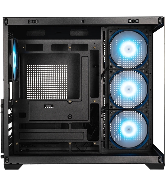Компьютерный корпус без блока питания PCCooler C3T700 ARGB BK, Midi-Tower, TG, 4x120мм ARGB, 1xUSB-A 3.0 + 1xUSB-A 2.0 + 1xUSB-C, ATX, mATX, mITX черный