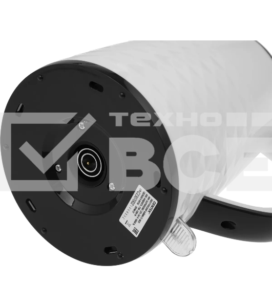 Чайник электрический Centek CT-0025 белый, металл 1.8 л, 2000 Вт, двойные стенки, кнопка вкл. на ручке