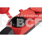 Колодка каучуковая 3-м с заземл. 16А IP44 красн. ЭРА Б0044552, фото4