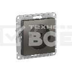 Механизм розетки 1-м СП AtlasDesign 16А IP20 без заземл. сталь SchE ATN000941, фото 1