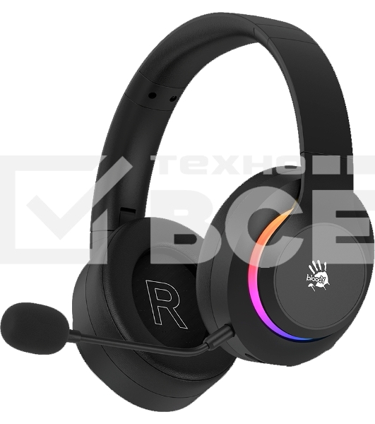 Гарнитура беспроводная с микрофоном A4Tech Bloody GR520 черный мониторные BT/Radio оголовье