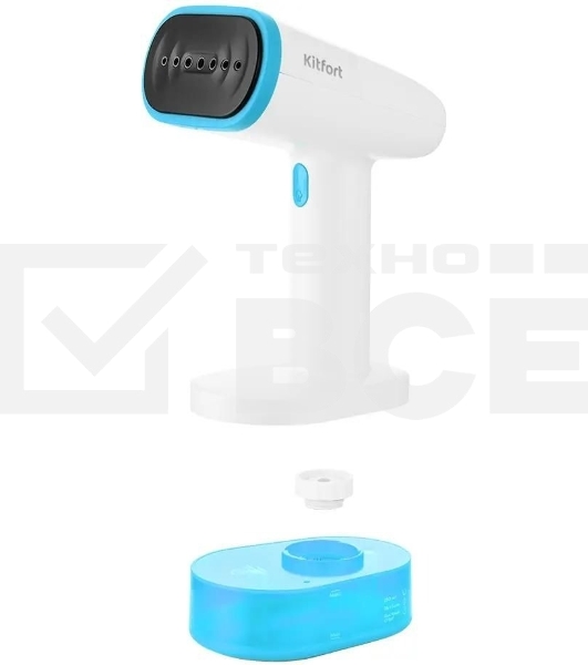 Отпариватель Kitfort КТ-985-3 бирюзовый, 1600 Вт, 28 г/мин, 250 мл