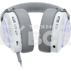 Гарнитура ASUS ROG Delta II белый, беспроводная + проводная, радиоканал, до 140 ч, подсветка, совместимость с PS5, Xbox, фото3