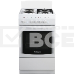 Газовая плита с электрической духовкой (506022.03гэ (щ)ЧР-030) Deluxe, фото 1