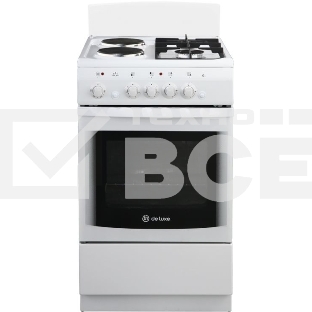 Газовая плита с электрической духовкой (506022.03гэ (щ)ЧР-030) Deluxe