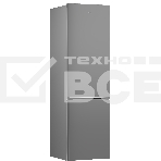 Холодильник Beko B1RCSK402S серебристый 267/113л морозилка снизу, фото 1
