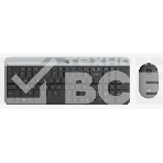 Комплект беспроводной клавиатура+мышь Logitech Slim Wireless Desktop MK470 черный, фото 1