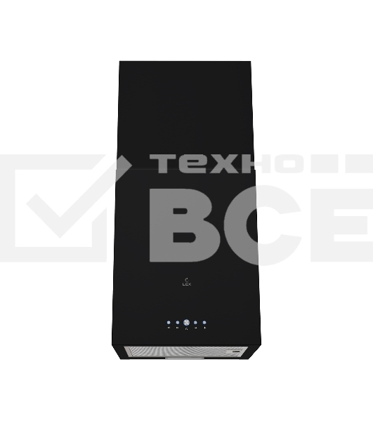 Вытяжка кухонная декоративная Lex Mono 400 черный, управление кнопочное (1 мотор)
