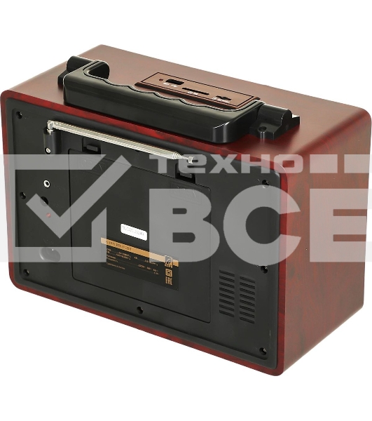 Радиоприемник портативный Сигнал БЗРП РП-312BT черный USB SD