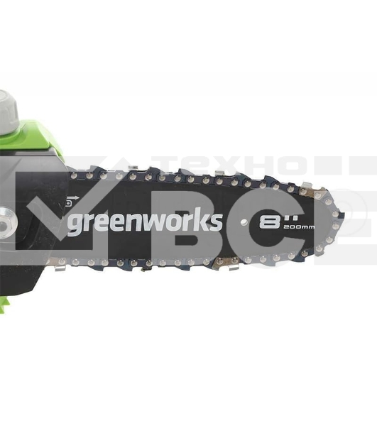 Высоторез/Сучкорез аккумуляторный GreenWorks G40PSF, 40V, 20 см, без АКБ и ЗУ