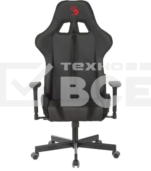Кресло игровое A4Tech Bloody GC-600, черный, эко.кожа, крестовина металл