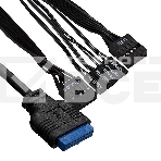 Компьютерный корпус Desktop ExeGate MI-301U-250 (mATX/mini-ITX, 1U-F250S 4см, 1хUSB+1хUSB 3.0, аудио, черный), фото3