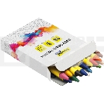 Восковые мелки Silwerhof Color, круглые, 18 цветов, длина 80мм, диаметр 8мм, картонная коробка с европодвесом, фото2