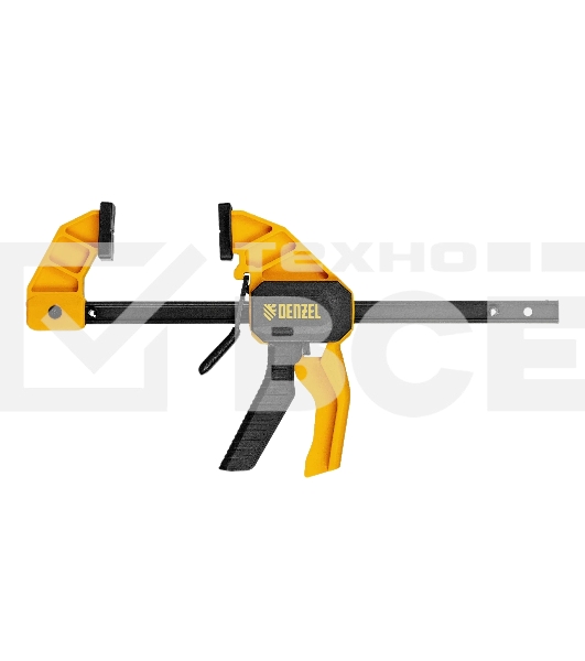 Струбцина Denzel F-образная, быстрозажимная, 150 х 55 мм, усиленный нейлоновый корпус