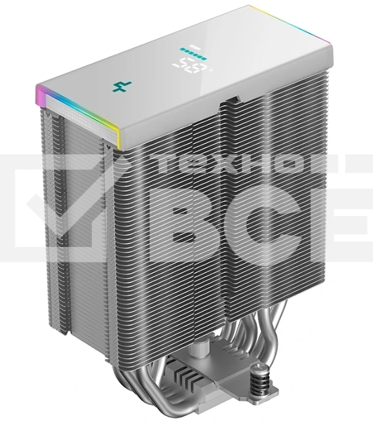 Кулер для процессора DEEPCOOL AK500S DIGITAL SE WH LGA20XX/1700/1200/115X/AM5/AM4 (12шт/кор, TDP 240W, PWM, Fan 120мм, 5 тепл. трубок, Copper Base, белый) RET (R-AK500S-WHADMN-GJD)