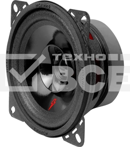 Колонки автомобильные Ural Молния АС-МЛ100 (без решетки) 100Вт 90дБ 4Ом 10 см (4дюйм) (ком.: 2кол.) широкополосные однополосные