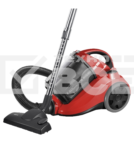 Пылесос Centek CT-2530 красный/черный, 400/2300 Вт, уборка сухая, пылесборник контейнер 2 л