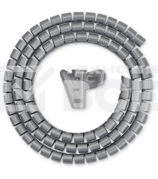 Кабельный органайзер Buro Spiral Hose 15x1500мм Silver