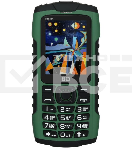 Мобильный телефон BQ 2439 Bobber зеленый