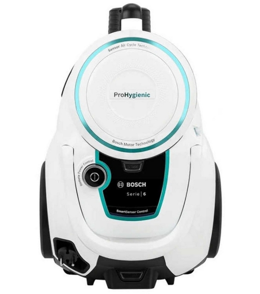 Пылесос Bosch BGS41HYG1 белый, 550 Вт, уборка сухая, пылесборник контейнер, 2.4 л