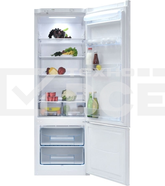 Холодильник Pozis RK-103 серебристый металлик глянц. двухкамерный 239/57 л морозилка снизу