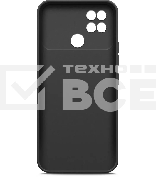 Чехол (клип-кейс) BoraSCO для Xiaomi Poco C40 черный (70746)