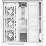 Компьютерный корпус XPG INVADER X WHITE (INVADERXMT-WHCWW) Mid-Tower Gaming ATX PC Case with Panoramic View, Tempered Glass Panels, and RGB Lighting Black, фото5