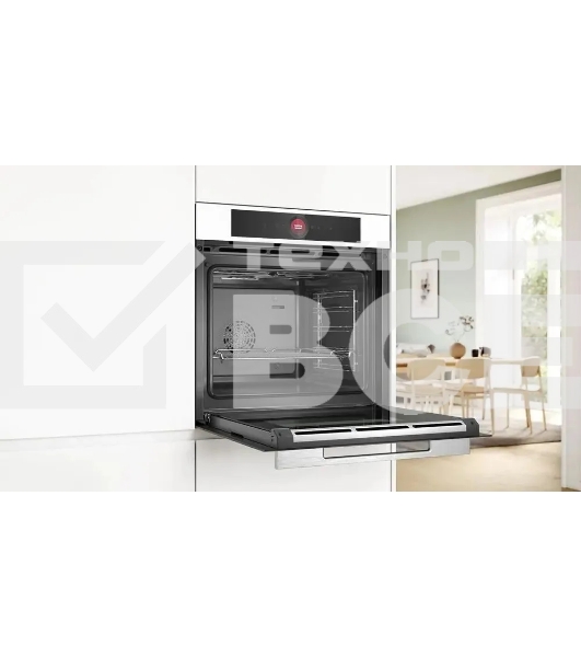 Встраиваемый духовой шкаф электрический Bosch Serie 8 HBG7341W1 белый