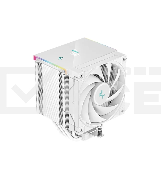 Кулер для процессора DEEPCOOL AK500 DIGITAL WH белый, 120 мм, алюминий/медь, 1850 об/мин, 28 дБ, 4 pin, 240 Вт, 160 мм