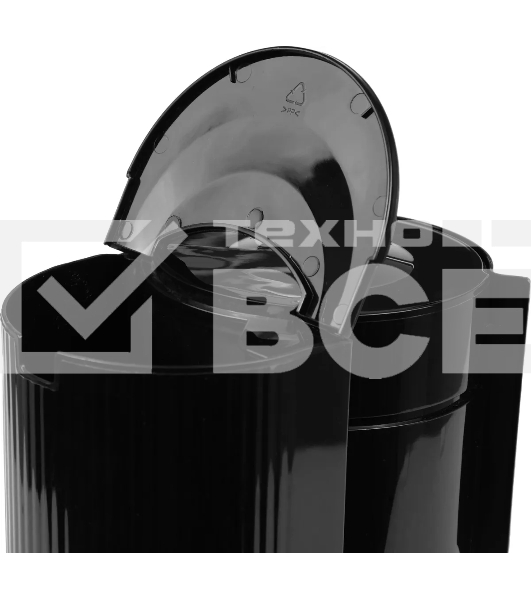 Кофеварка капельная Moulinex FG121811 чёрный, молотый, 1.1 л, 800 Вт.