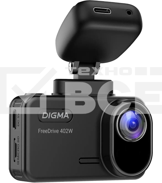 Видеорегистратор Digma FreeDrive 402W черный 8Mpix 2160x3840 170гр. SA 223