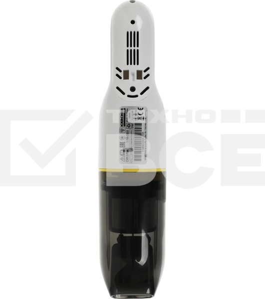 Пылесос ручной Karcher CVH 3 Plus белый, питание от аккумулятора, 70 Вт, уборка сухая, пылесборник 0.15 л, работа от АКБ max 20 мин