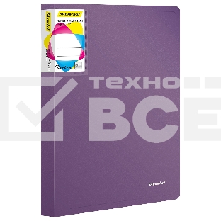 Папка с 60 прозр.вклад. Silwerhof Perlen 292961-73 A4 1мм карман сиреневый металлик