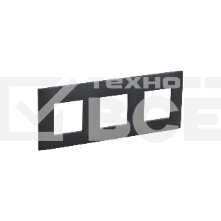 Рамка 3-м IEK SKANDY SK-F03G графит SK-M32-K53