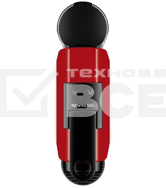 Кофеварка капсульная DeLonghi Nespresso EN85.R красный/черный, исп. кофе - капсулы Nespresso,  0.6 л, 1260 Вт, 19 бар