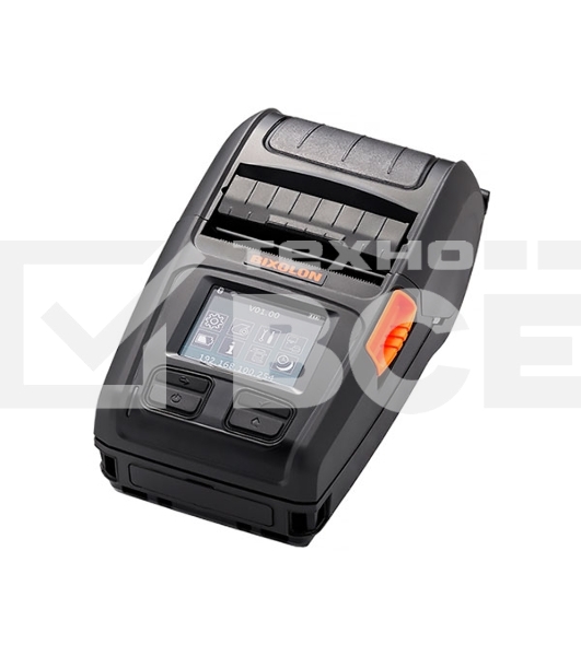 Принтер этикеток мобильный Bixolon XM7-20WDaK, 203 dpi, 152 мм/сек, RS232 (COM, Serial), USB, Wi-Fi, черный