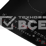 Плита Индукционная Hyundai HYC-0110 черный/серебристый закаленное стекло (настольная), фото3