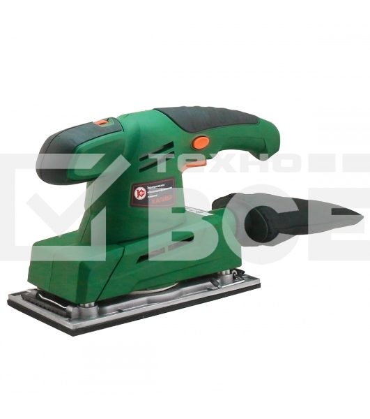 Машинка шлифовальная плоская (вибрационная) КАЛИБР МПШ-300Р 300Вт 115х230мм рег.об. пылеотсос.