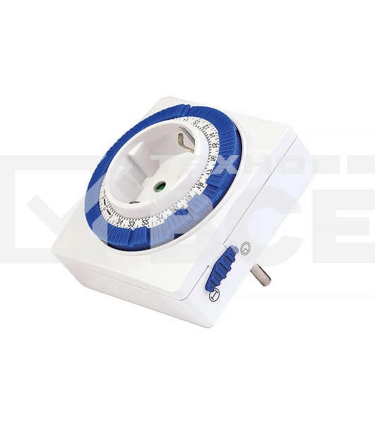 Розетка Smartbuy (SBE-STM1) таймер механический, 3600 Вт